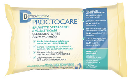 DERMOVITAMINA PROCTOCARE SALVIETTE DETERGENTI 15 PEZZI image not present