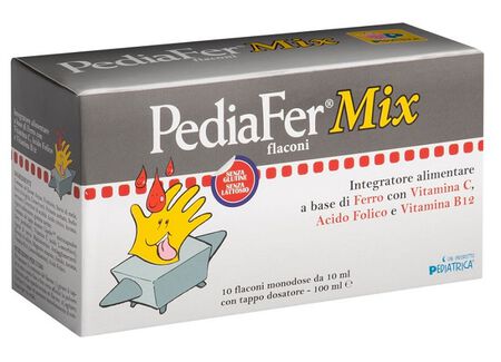 PEDIAFER MIX 10 FLACONI DA 10 ML image not present