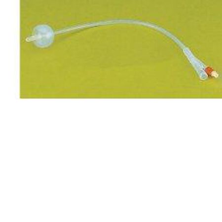 CATETERE URETRALE FOLEY IN PURO SILICONE CH18 DUE VIE. PUNTA IN NELATON, CAPACITA' DEL PALLONCINO 10ML. SUPERFICIE LISCIA image not present