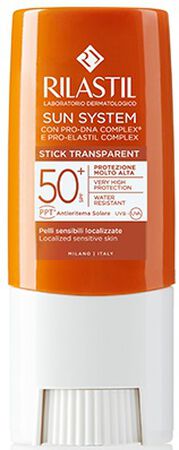 RILASTIL SUN SYSTEM PHOTO PROTECTION TERAPY SPF 50+ STICK TRASPARENTE 8,5 ML image not present