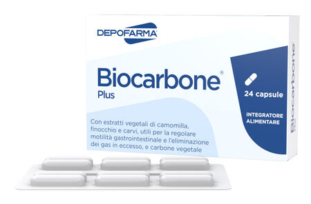 BIOCARBONE PLUS 24 CAPSULE image not present