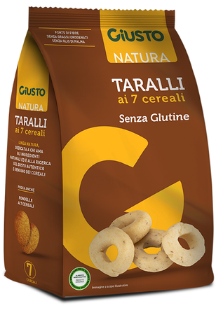 GIUSTO SENZA GLUTINE TARALLI 7 CEREALI 175 G image not present