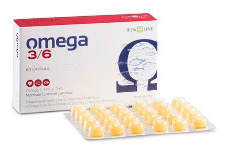 BIOSLINE OMEGA 3/6 60 CAPSULE image not present