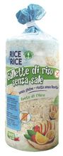 RICE&RICE GALLETTE DI RISO SENZA SALE E SENZA LIEVITO 100 G