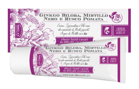 I RIMEDI DI HELAN GINKGO BILOBA MIRTILLO NERO RUSCO POMATA 75 ML image not present