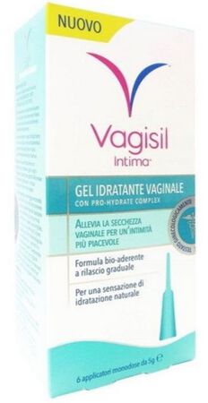 VAGISIL INTIMA GEL IDRATANTE VAGINALE 6 APPLICAZIONI MONODOSE 5 G image not present