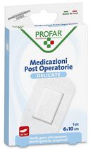 MEDICAZIONE POST OPERATORIA STERILE GARZA ANTIADERENTE 6X10 CM 5 PEZZI PROFAR