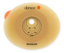 PLACCA PER COLO ILEO ED UROSTOMIA DANSAC NOVALIFE2 55MM RITAGLIABILE 10-47