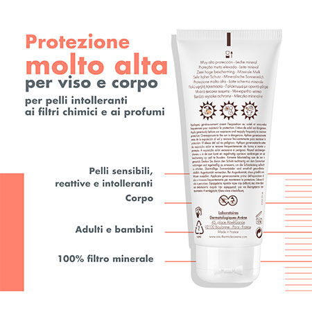 EAU THERMALE AVENE SOLARE LATTE SCHERMO MINERALE SPF 50+ 100 ML image not present