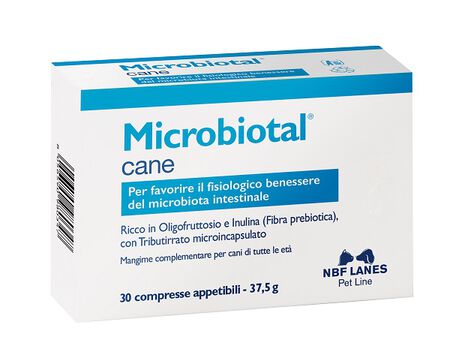 MICROBIOTAL CANE BLISTER 30 COMPRESSE APPETIBILI image not present