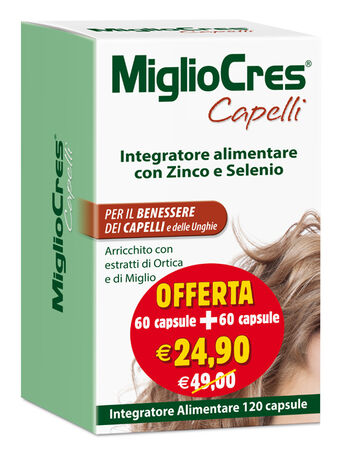 MIGLIOCRES 60+60 CAPSULE 60 G PROMOZIONE image not present