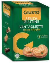 GIUSTO SENZA GLUTINE VENTAGLIETTI 6 PEZZI DA 25 G