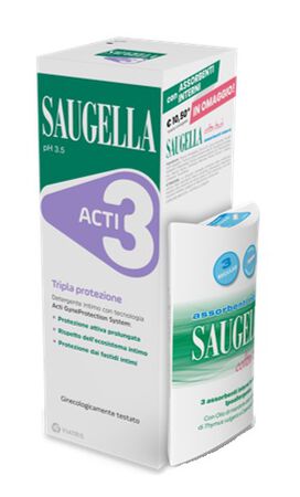 SAUGELLA ACTI3 250 ML + ASSORBENTI INTERNI OMAGGIO image not present
