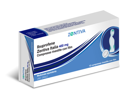 IBUPROFENE (ZENTIVA ITALIA)*12 cpr riv 400 mg image not present