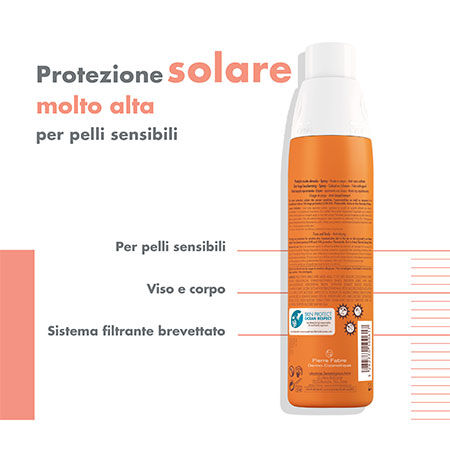 EAU THERMALE AVENE SOLARE SPRAY SPF50+ 200 ML NUOVA FORMULA image not present