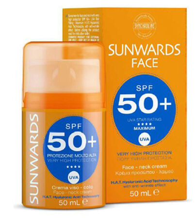 SUNWARDS FACE CREAM SPF 50+ 50 ML image not present