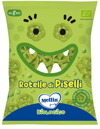 MELLIN SNACK BIO ROTELLE PISELLI 20 G image not present