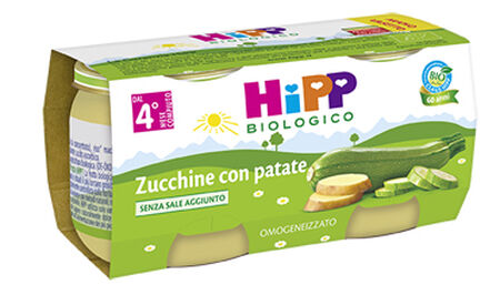 HIPP BIO HIPP BIO OMOGENEIZZATO ZUCCHINE CON PATATE 2X80 G image not present
