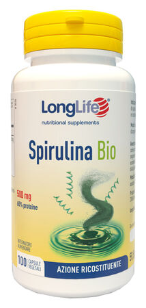 LONGLIFE SPIRULINA BIO 500 MG 100 CAPSULE VEGETALI image not present