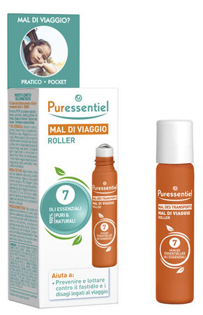 PURESSENTIEL ROLLER MAL DI VIAGGIO 7 OLI ESSENZIALE 5 ML image not present