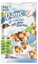 RICE&RICE DAME DI RISO CON CACAO SENZA LATTE 250 G