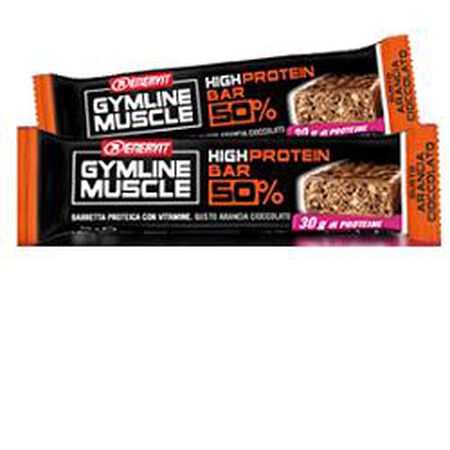 ENERVIT GYMLINE MUSCLE PROTEIN BAR 50% ARANCIA CIOCCOLATO 1 PEZZO image not present