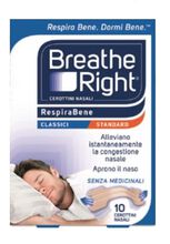 CEROTTI NASALI BREATH RIGHT CLASSICI 10 PEZZI