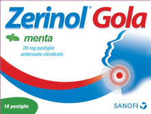 ZERINOL GOLA MENTA*18 pastiglie 20 mg