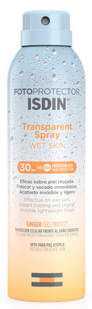 FOTOPROTECTOR TRASPARENT WET SPF30 250 ML image not present