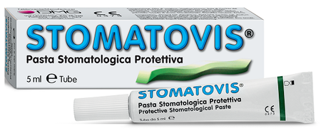 PASTA STOMATOLOGICA PROTETTIVA STOMATOVIS STOMATITI AFTOSE 5 ML image not present