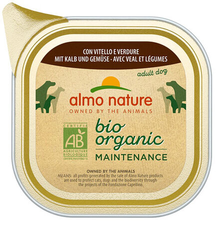 DAILY MENU BIO DOG VITELLO/VERDURE 100 G image not present