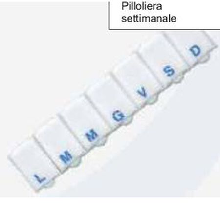 PILLOLIERA SETTIMANALE PLASTICA image not present