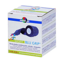 BENDA ELASTICA AUTOBLOCCANTE MASTER-AID BLUGRIP 6X4,5