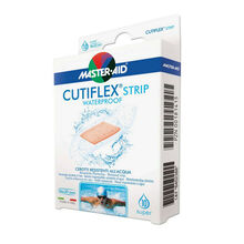 CEROTTO MASTER-AID CUTIFLEXMED STRIP TRASPARENTE IMPERMEABILE SUPPORTO IN POLIURETANO SUPER 10 PEZZI