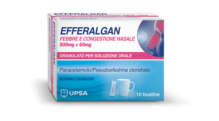 EFFERALGAN FEBBRE E CONGESTIONE NASALE*10 bust 1,5 g 500 mg + 60 mg image not present