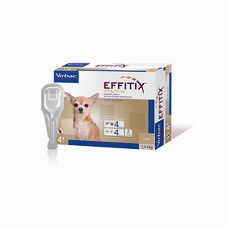 EFFITIX*spot-on soluz 4 pipette 0,44 ml 26,8 mg + 240 mg cani da 1,5 a 4 Kg image not present