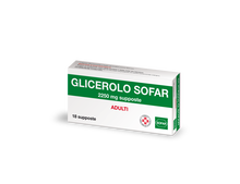 GLICEROLO (SOFAR)*AD 18 supp 2.250 mg