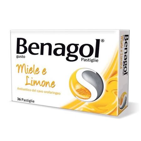 BENAGOL*36 pastiglie 0,6 mg + 1,2 mg miele limone image not present