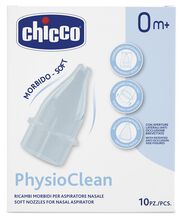 RICAMBI MORBIDI PER ASPIRATORE NASALE CHICCO PHYSIOCLEAN