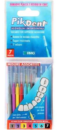 PIKDENT STUZZICOLINO 1 BUSTINA CON 7 MISURE ASSORTITE image not present