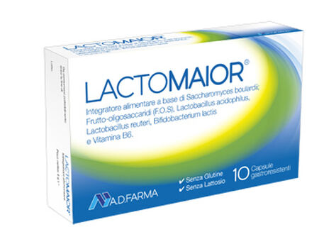 LACTOMAIOR 10 CAPSULE ACIDORESISTENTI image not present