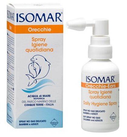 ISOMAR ORECCHIE ACQUA DI MARE SPRAY NO GAS PER IRRIGAZIONE DELL'ORECCHIO 50ML image not present