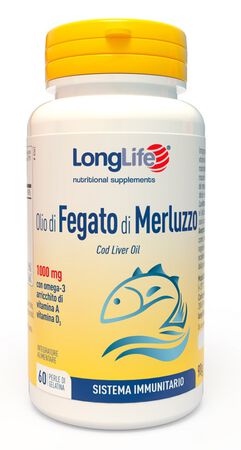 LONGLIFE OLIO FEGATO MERLUZZO 1000 MG 60 PERLE image not present