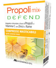 PROPOLI MIX DEFEND 30 COMPRESSE MASTICABILI GUSTO ARANCIA