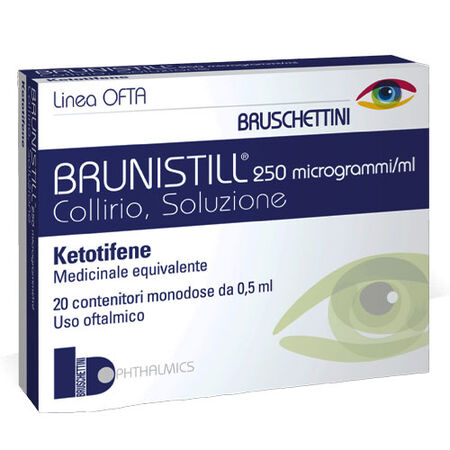 BRUNISTILL*20 flaconcini collirio 0,5 ml 0,025% image not present