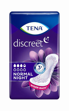 ASSORBENTE TENA DISCREET NORMAL NIGHT 10 PEZZI image not present