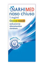 NARHIMED NASO CHIUSO*gtt nasali 10 ml 1 mg/ml NARHIMED NASO CHIUSO*gtt nasali 10 ml 1 mg/ml