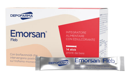 EMORSAN FLEB 14 BUSTINE STICK PACK 15 ML image not present