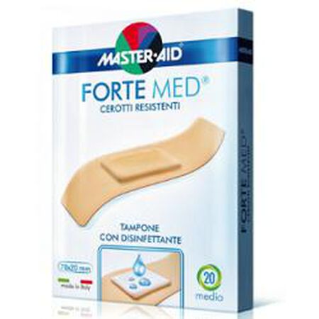 CEROTTO MASTER-AID FORTE MED MEDIO 20 PEZZI image not present