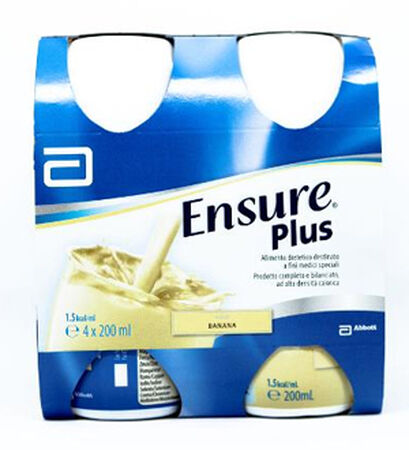 ENSURE PLUS BANANA 4 BOTTIGLIE DA 200 ML image not present